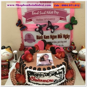 Bánh Sinh Nhật In Hình Ảnh - H537